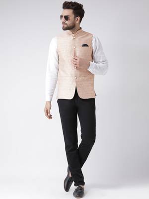 Multicolor Plain Cotton Nehru Jacket 2