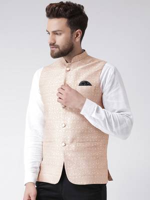 Multicolor Plain Cotton Nehru Jacket 3