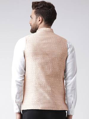 Multicolor Plain Cotton Nehru Jacket 4