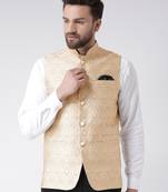 Multicolor Plain Cotton Nehru Jacket