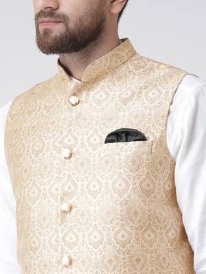 Multicolor Plain Cotton Nehru Jacket 5