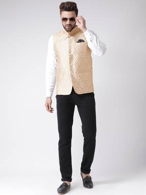 Multicolor Plain Cotton Nehru Jacket 2