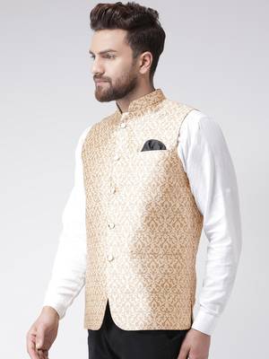 Multicolor Plain Cotton Nehru Jacket 3