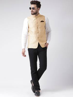 Multicolor Plain Cotton Nehru Jacket 2