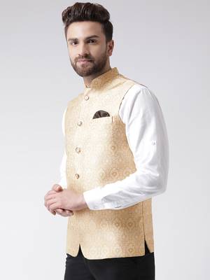 Multicolor Plain Cotton Nehru Jacket 3