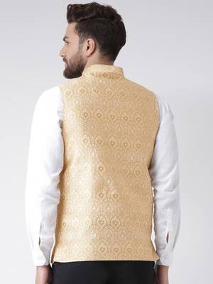 Multicolor Plain Cotton Nehru Jacket 4