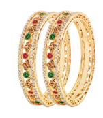 Gold bangles-and-bracelets