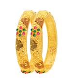 Gold bangles-and-bracelets