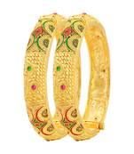 Gold bangles-and-bracelets