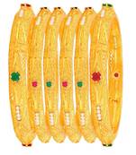 Gold bangles-and-bracelets