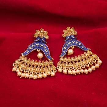Saizen Traditional Dangler And Jhumki Alloy Earring 1