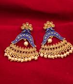 Saizen Traditional Dangler And Jhumki Alloy Earring