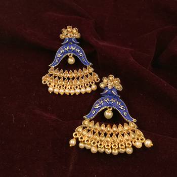 Saizen Traditional Dangler And Jhumki Alloy Earring 2