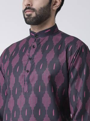 multicolor printed Cotton stitched kurta pajama 5
