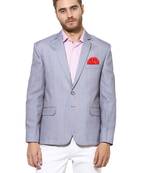 Multicolor Plain Blended Cotton Stitched Men Blazers