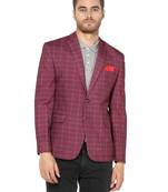 Multicolor Plain Blended Cotton Stitched Men Blazers
