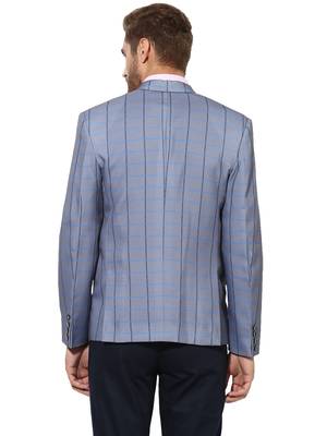 Multicolor Plain Blended Cotton Stitched Men Blazers 5