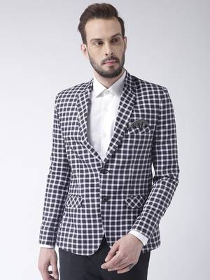 Multicolor Plain Polyester Stitched Men Blazers 1