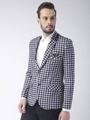 Multicolor Plain Polyester Stitched Men Blazers 3