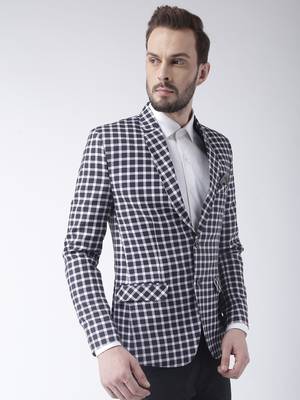 Multicolor Plain Polyester Stitched Men Blazers 4
