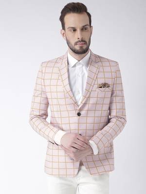 Multicolor Plain Polyester Stitched Men Blazers 1