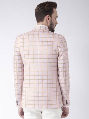 Multicolor Plain Polyester Stitched Men Blazers 5