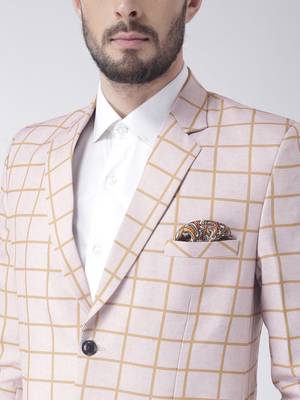 Multicolor Plain Polyester Stitched Men Blazers 6