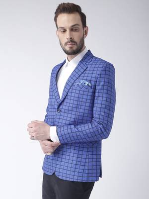 Multicolor Plain Polyester Stitched Men Blazers 3