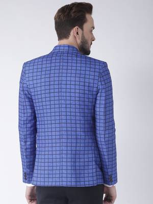 Multicolor Plain Polyester Stitched Men Blazers 5