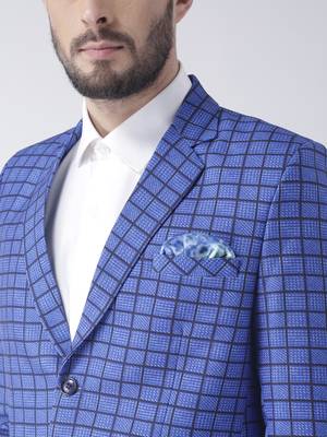 Multicolor Plain Polyester Stitched Men Blazers 6