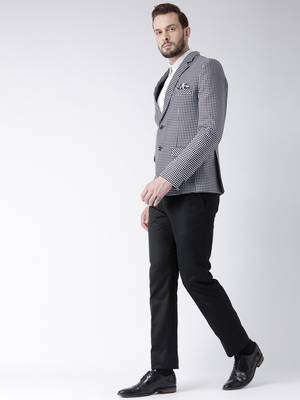 Multicolor Printed Polyester Stitched Men Blazers 2