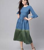 Blue & Green Ombre Maxi