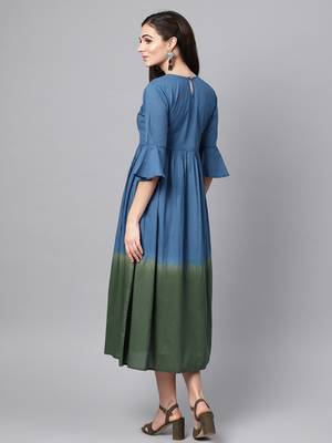 Blue & Green Ombre Maxi 3