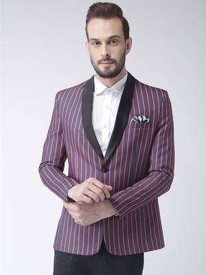 Multicolor Plain Polyester Stitched Men Blazers 1
