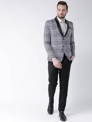 Multicolor Printed Polyester Stitched Men Blazers 2