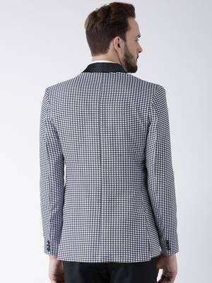 Multicolor Printed Polyester Stitched Men Blazers 5