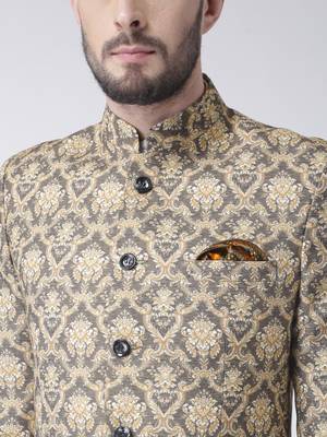 Multicolor Printed Polyester Stitched Men Blazers 6
