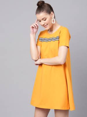 Mustard Tent Athleisure Dress 2