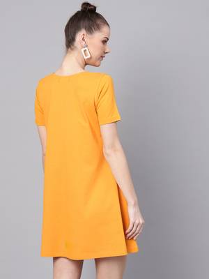 Mustard Tent Athleisure Dress 3