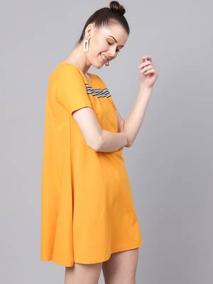 Mustard Tent Athleisure Dress 4