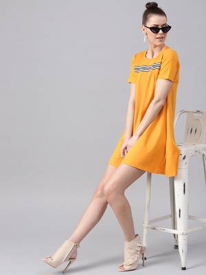 Mustard Tent Athleisure Dress 6