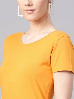 Mustard Side Slit Athleisure Maxi 5