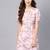 Pink Chain Print A-Line Dress