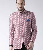 Multicolor Printed Polyester Stitched Men Blazers