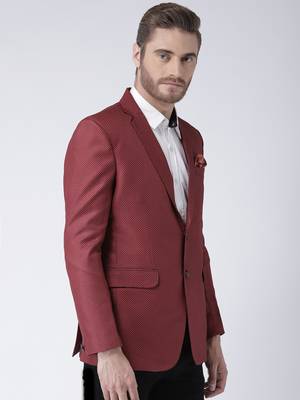 Multicolor Printed Viscose Stitched Men Blazers 4