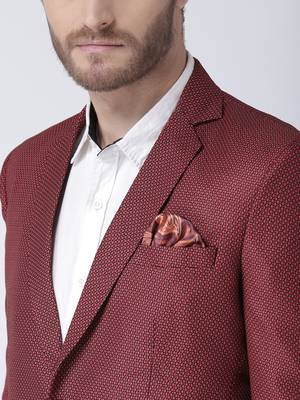 Multicolor Printed Viscose Stitched Men Blazers 6