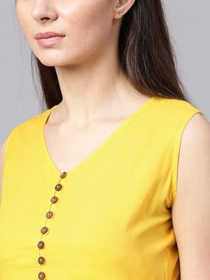 Yellow & blue Ombre Flared Maxi 5