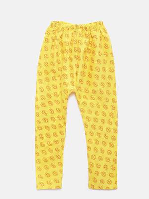 Yellow woven polyester boys-kurta-pyjama 3
