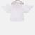 White woven chiffon kids-tops