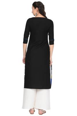 Multicolor printed rayon ethnic-kurtis 4